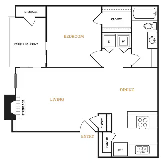 Unit 2716 2412 floor plan
