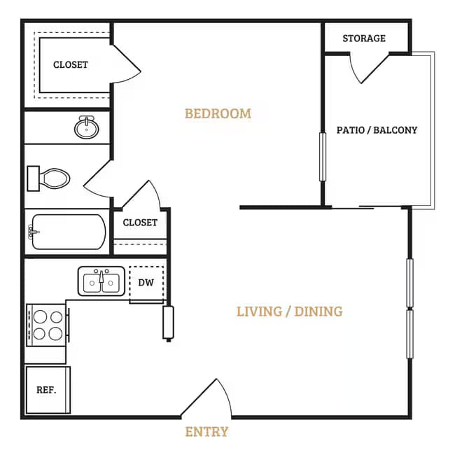Unit 2626 2626 floor plan