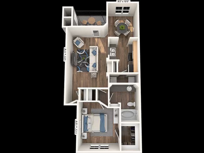 Unit 0402 0110 floor plan