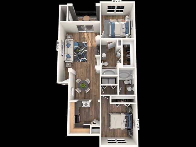 Unit 0122 0122 floor plan