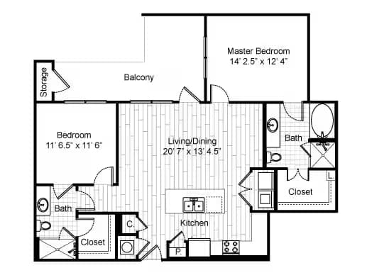 Unit 234 234 floor plan