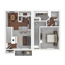 1B 1737 floor plan