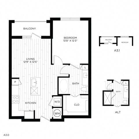 Unit 11307 10203 floor plan