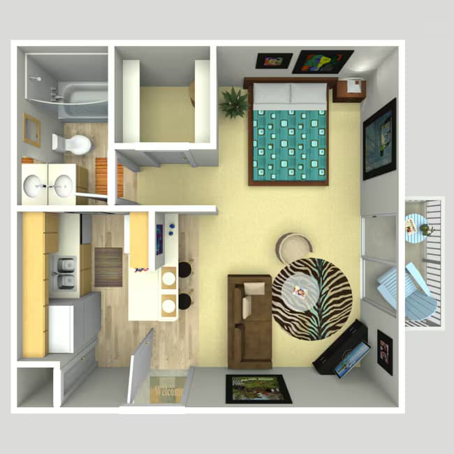 Unit 1-1319 W05-1-0522 floor plan