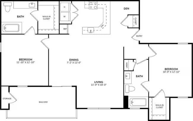 Unit 0434 0434 floor plan