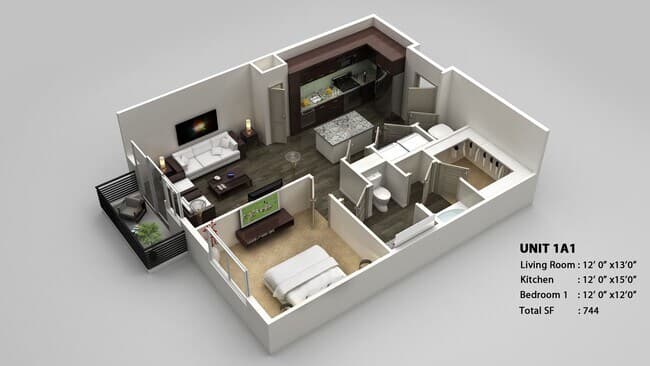 A1 3412 floor plan