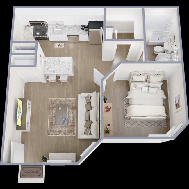 Unit 202 1010 floor plan