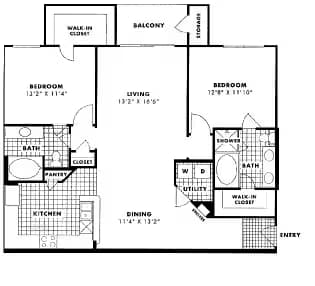 The Jefferson 5-502 floor plan