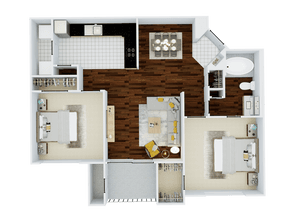 The Stemmons 4-433 floor plan