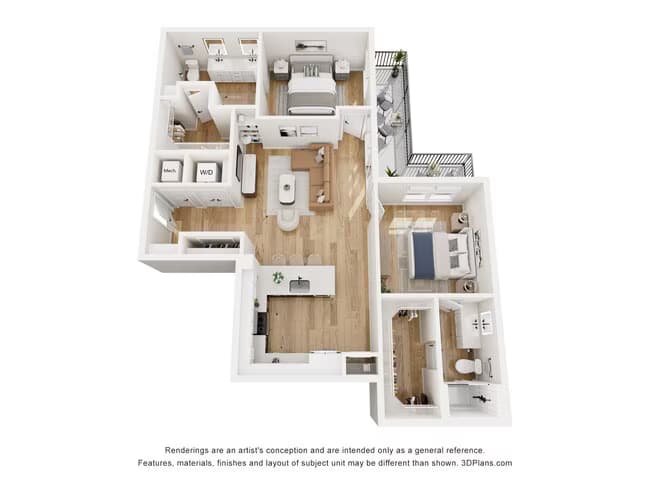 Unit 4022 4022 floor plan
