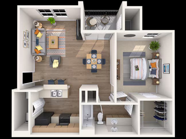 Unit 1736 1736 floor plan