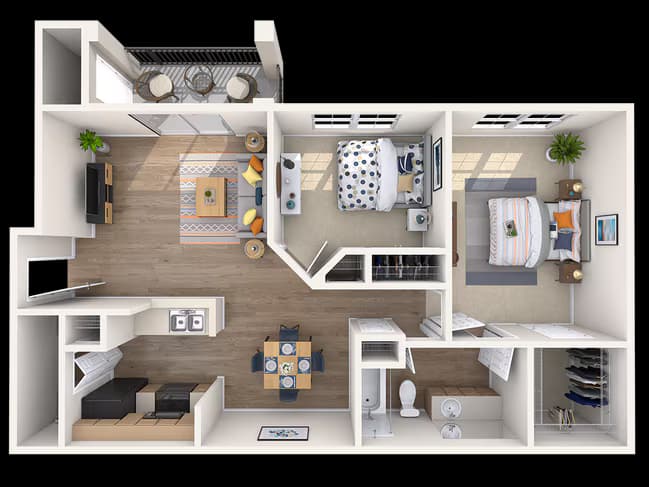Unit 1534 1534 floor plan