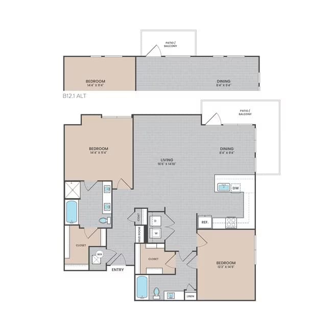 B12 N3-1366 floor plan