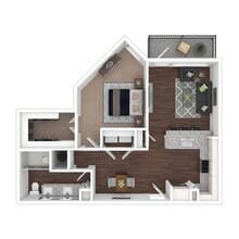 1 Bed • 1 Bath 4426 floor plan