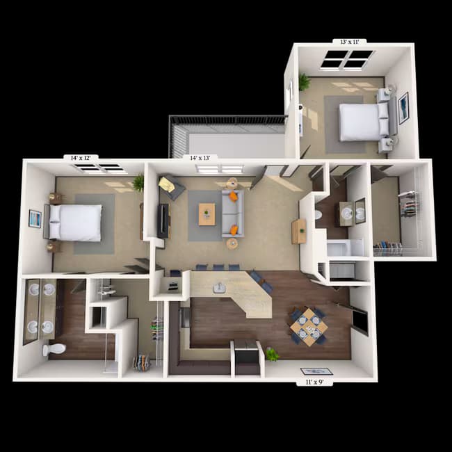 Unit 04433 04433 floor plan