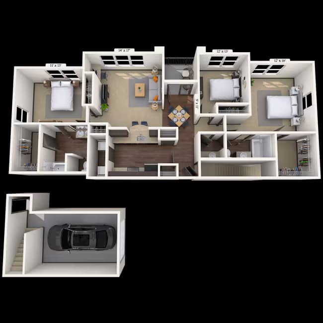 Zinnia 08826 floor plan