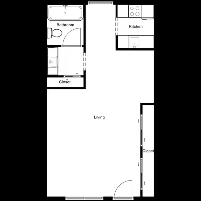 Unit 108 307 floor plan
