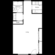 Studio A 102 floor plan