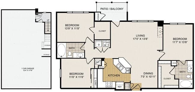 C1 Garage 2405 floor plan