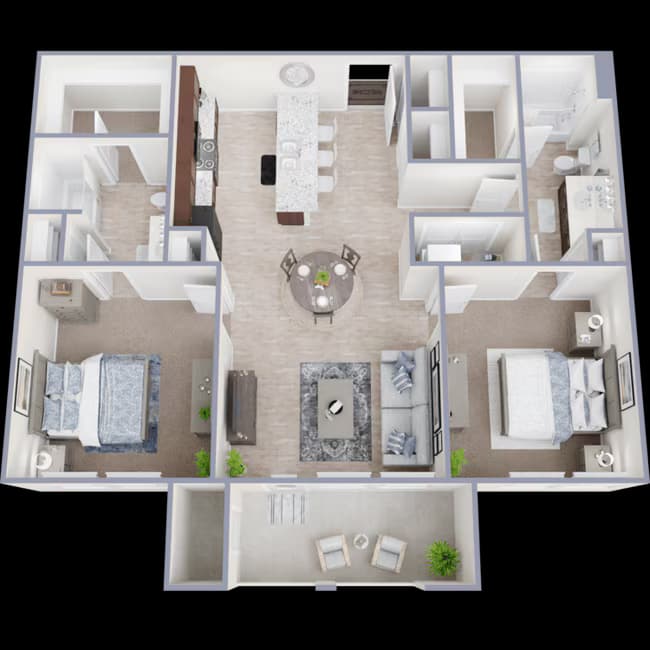 Unit 7204 5106 floor plan