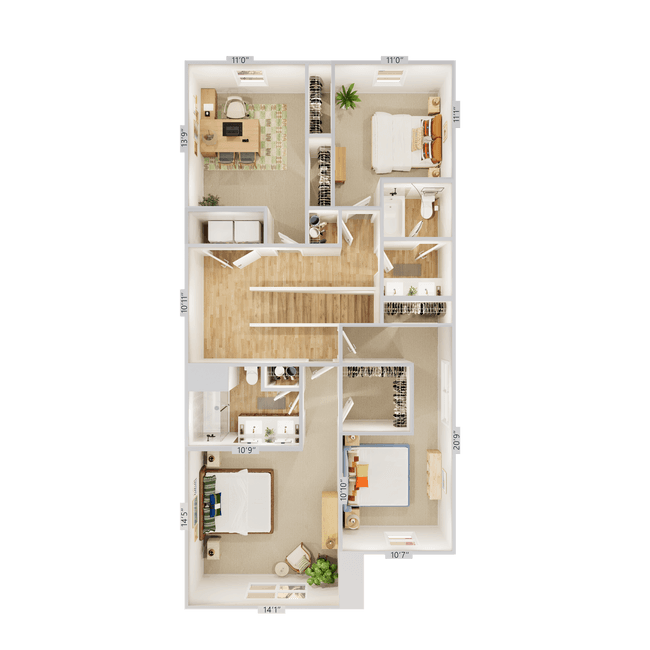 Unit 3325 3325 floor plan