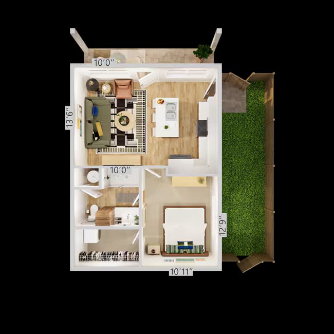 Summit 1 x 1 A 8948-A floor plan
