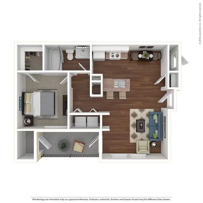 Unit 6106 1105 floor plan