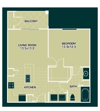 Unit 07305 07305 floor plan