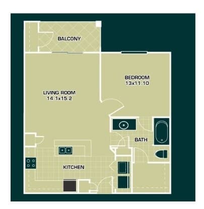 Unit 10304 10304 floor plan