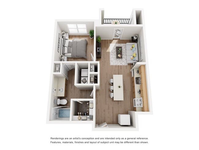 1x1 392-308 floor plan