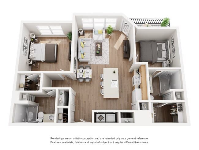 2x2 392-305 floor plan