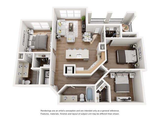Unit 392-302 392-302 floor plan