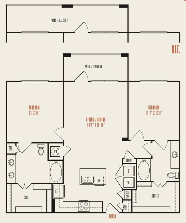 B2B 219 floor plan