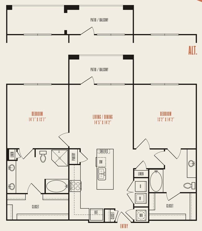 B2D 443 floor plan
