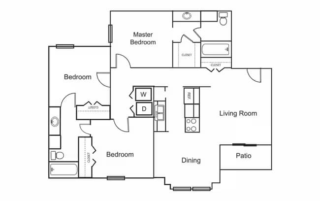 Unit 6102 6102 floor plan