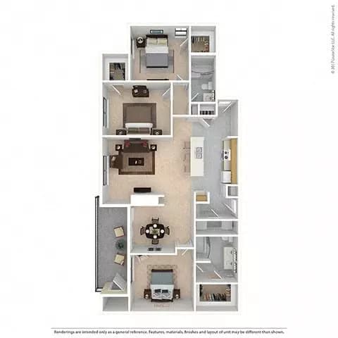 Unit 1428 1428 floor plan