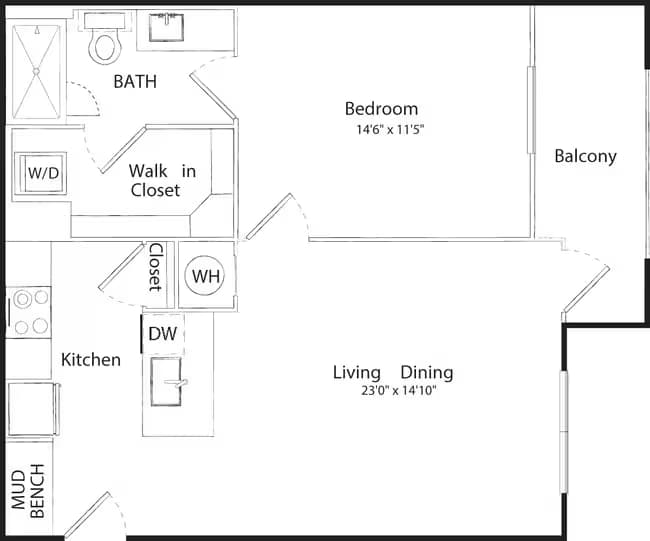 A1 15-304 floor plan