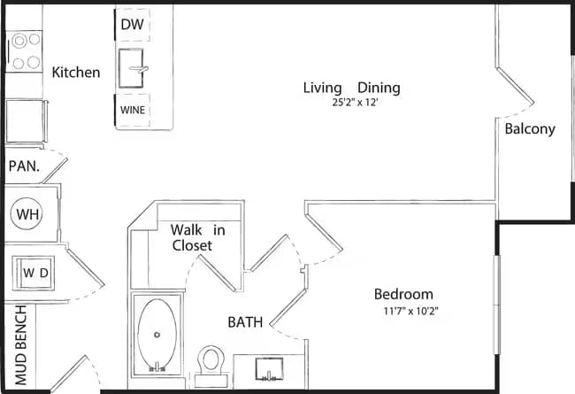 Unit 04-205 11-305 floor plan