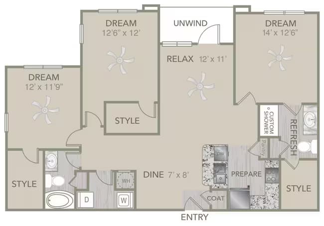 Unit 4303 4303 floor plan