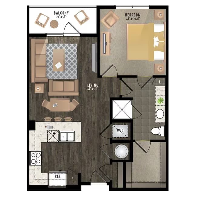 Unit 307 444 floor plan