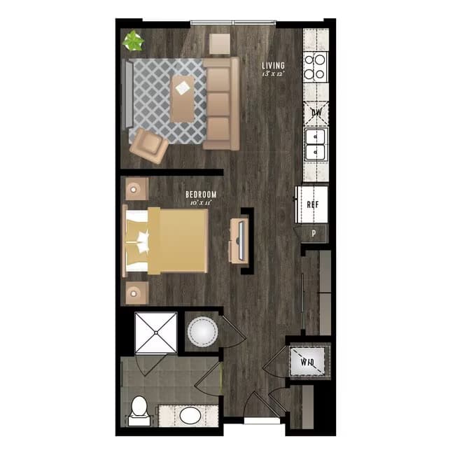 Unit 408 410 floor plan