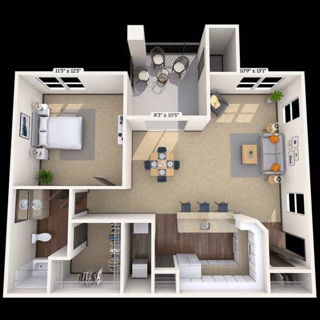 Unit 5518 5518 floor plan