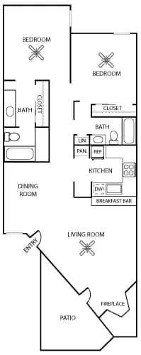 Mulberry 00923 floor plan