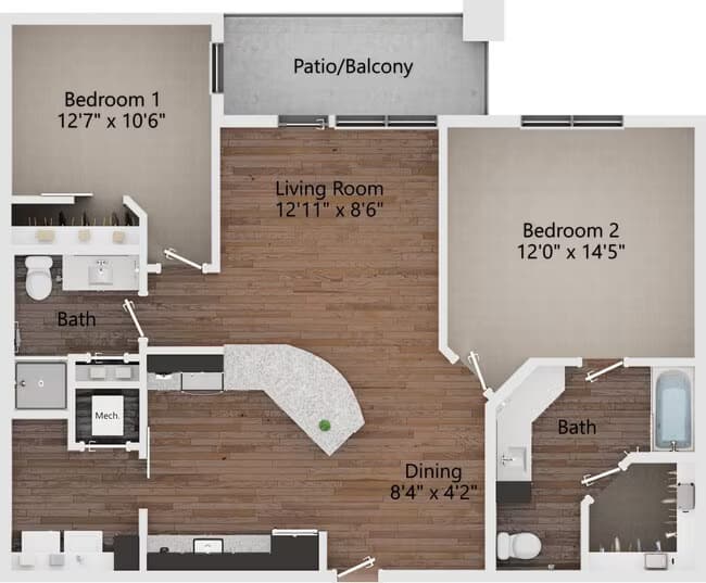 Unit 3203 3203 floor plan