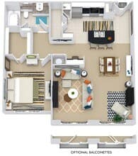 Barcelona 2307 floor plan