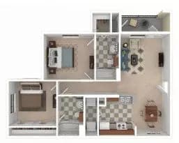 B2 - Essential Housing 534 floor plan