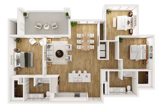 Unit 1117 1117 floor plan