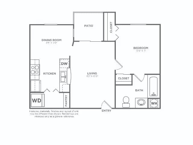 Unit 813A 823C floor plan