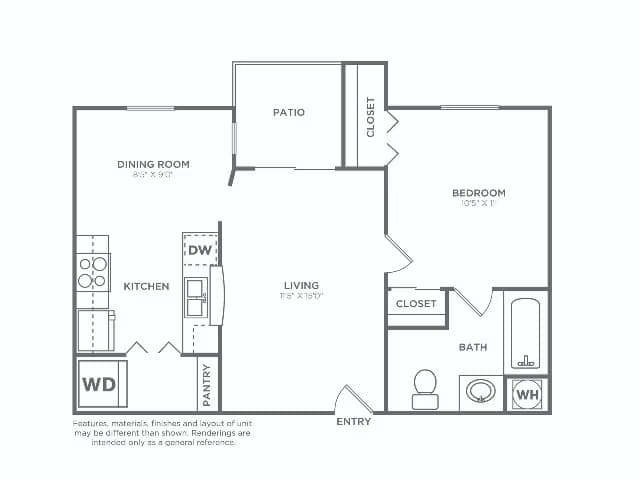 Unit 1624 1633 floor plan