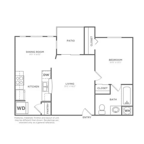 A2-E-R 1731 floor plan